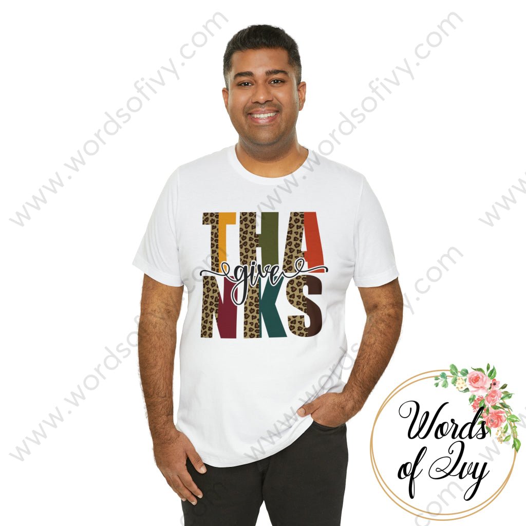 Adult Tee - GIVE THANKS 230703067 | Nauti Life Tees