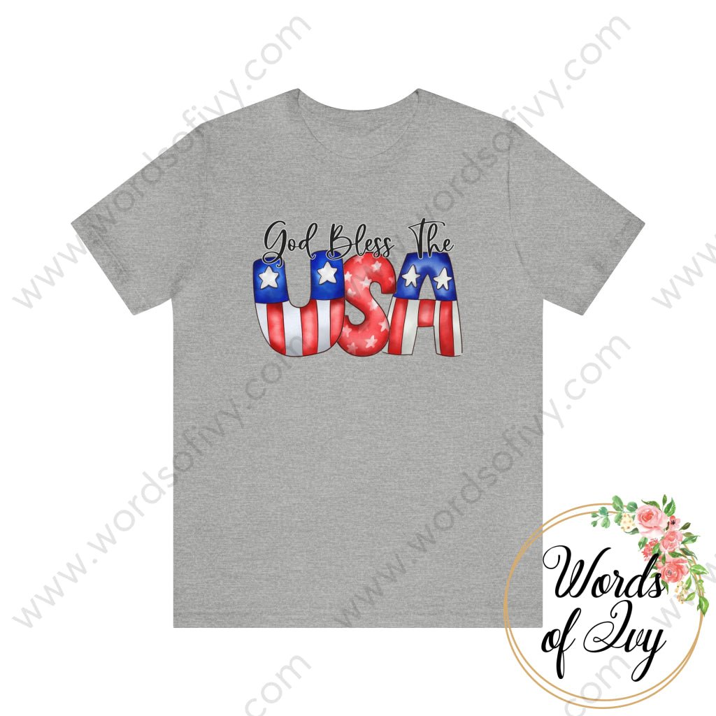 Adult Tee - God Bless The USA 220130008 | Nauti Life Tees