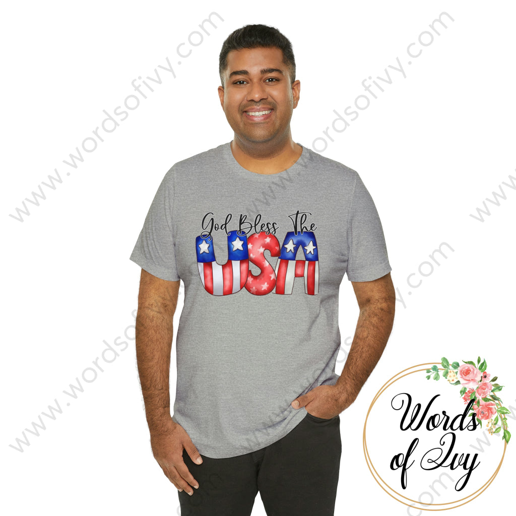 Adult Tee - God Bless The Usa 220130008 T-Shirt