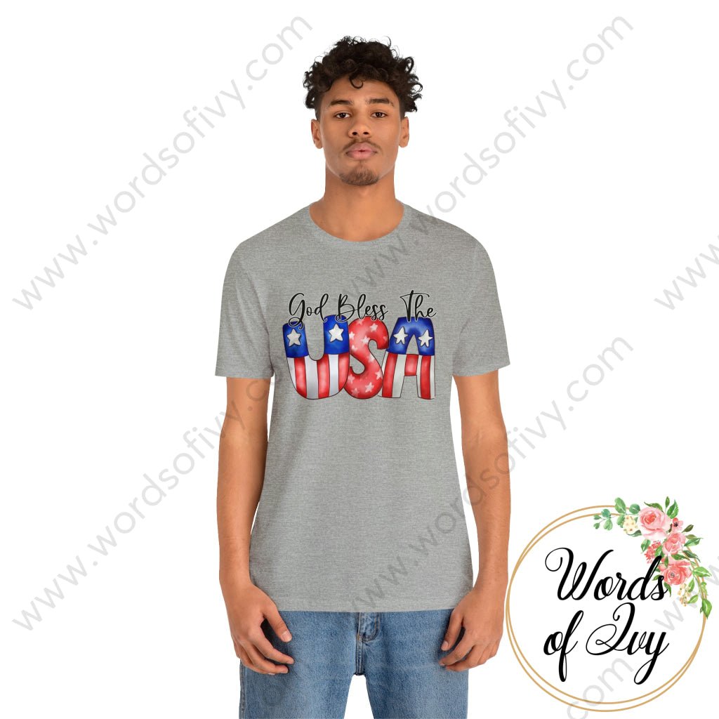 Adult Tee - God Bless The Usa 220130008 T-Shirt