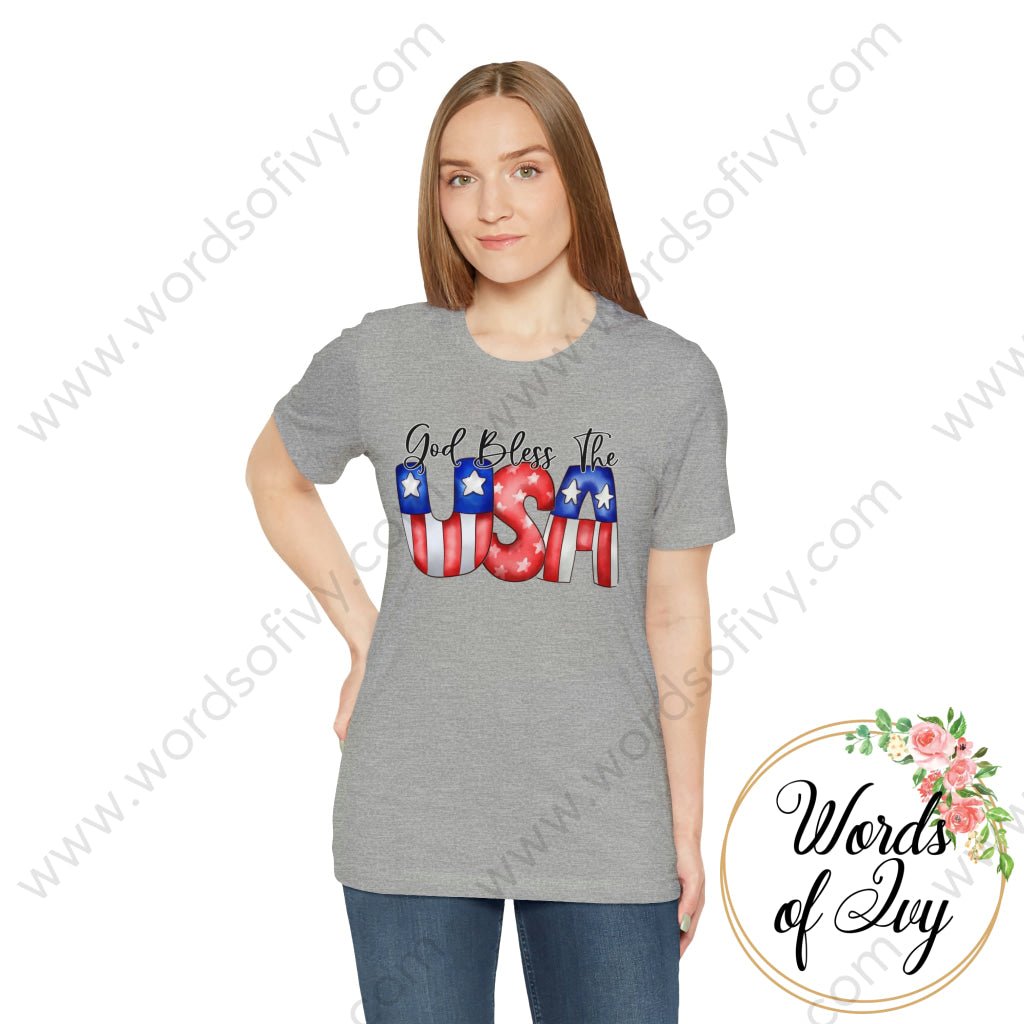 Adult Tee - God Bless The USA 220130008 | Nauti Life Tees