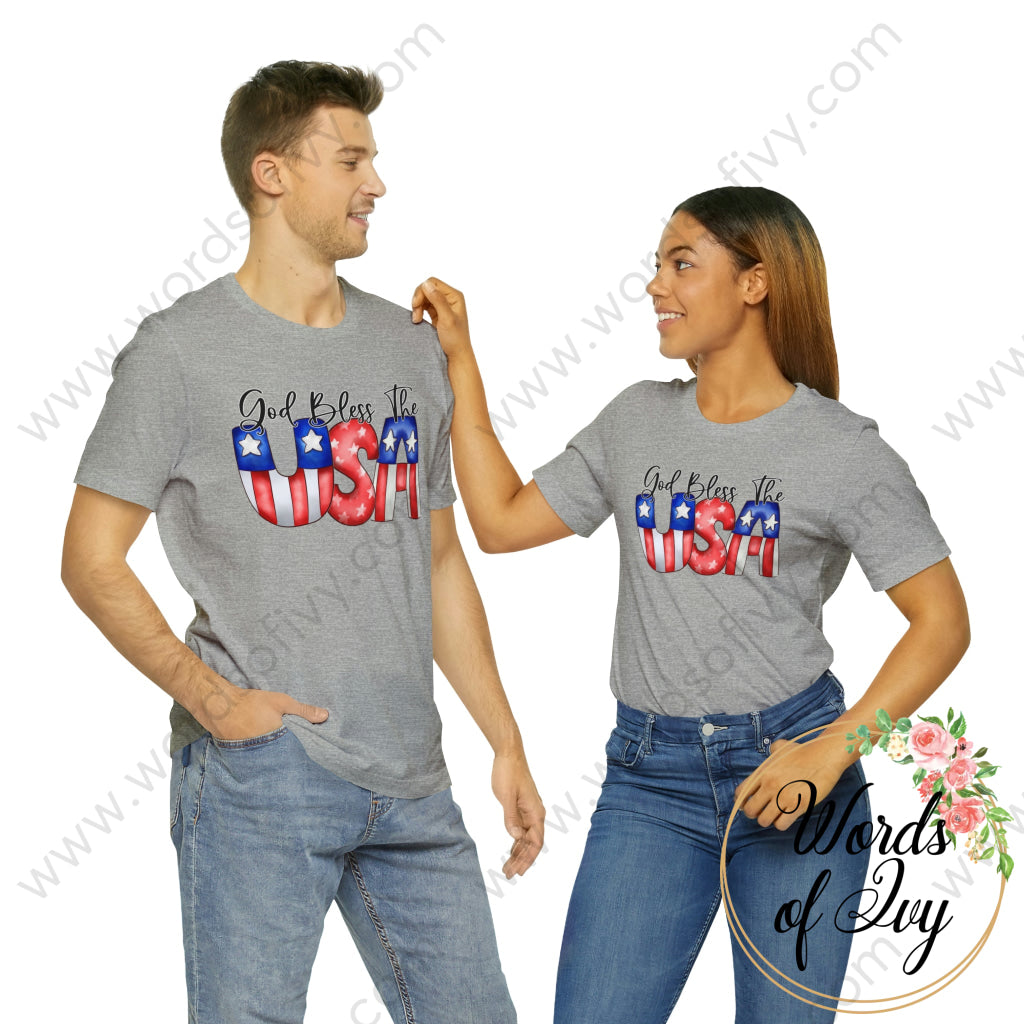 Adult Tee - God Bless The Usa 220130008 T-Shirt