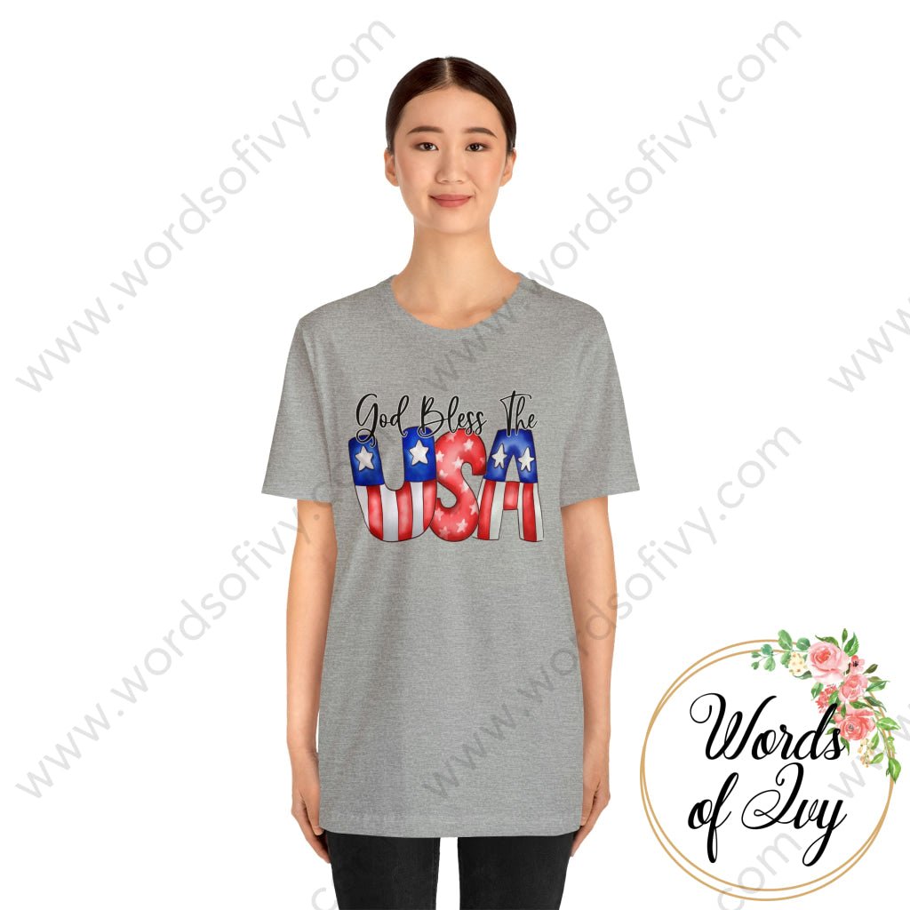 Adult Tee - God Bless The USA 220130008 | Nauti Life Tees