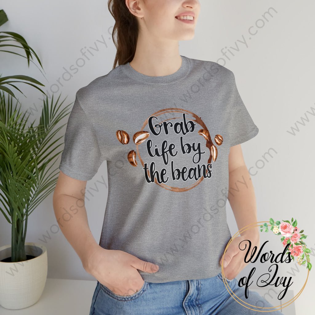 Adult Tee - Grab life by the beans 230926010 | Nauti Life Tees