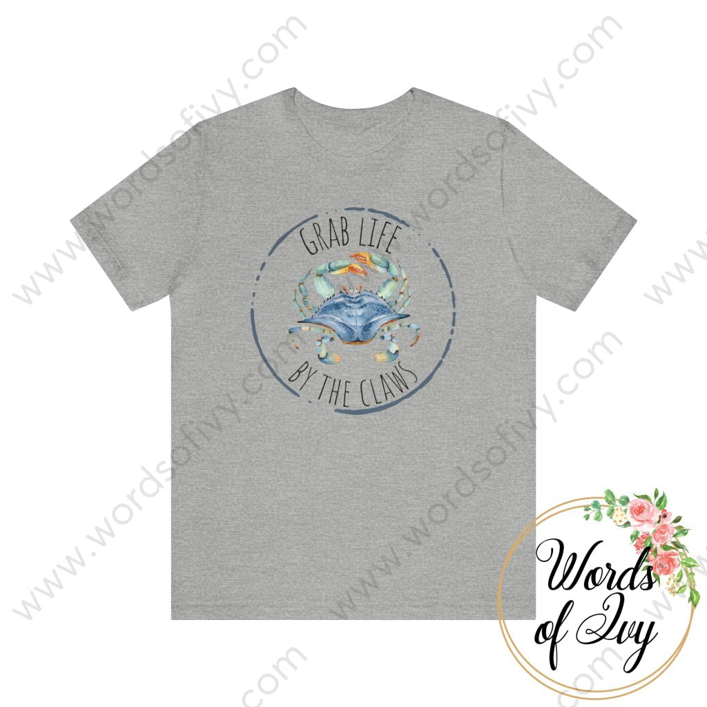 Adult Tee - Grab life by the claws 220809001 | Nauti Life Tees