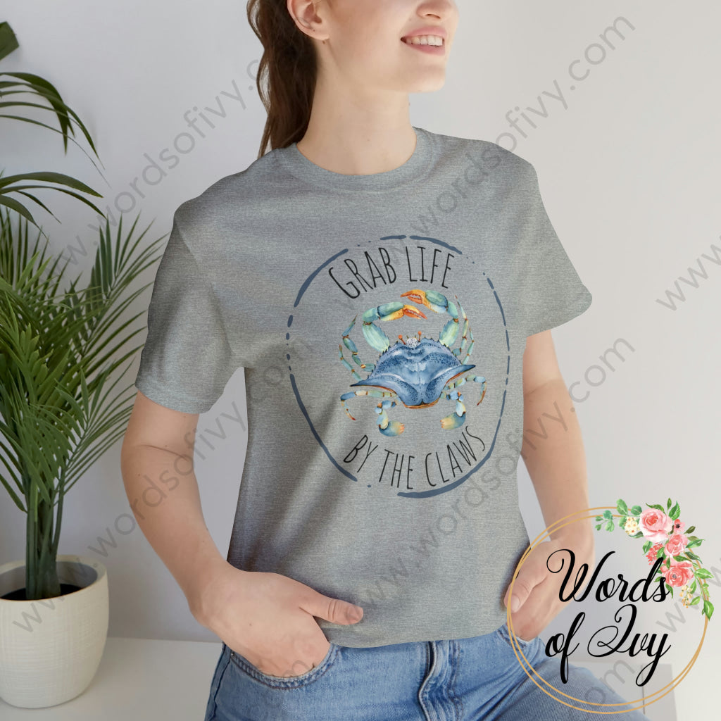 Adult Tee - Grab life by the claws 220809001 | Nauti Life Tees