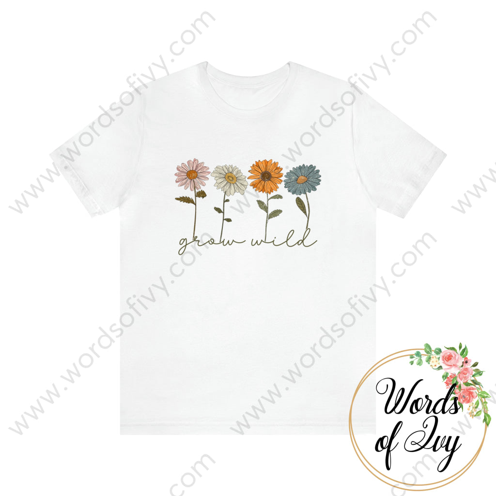 Adult Tee - GROW WILD 230416005 | Nauti Life Tees