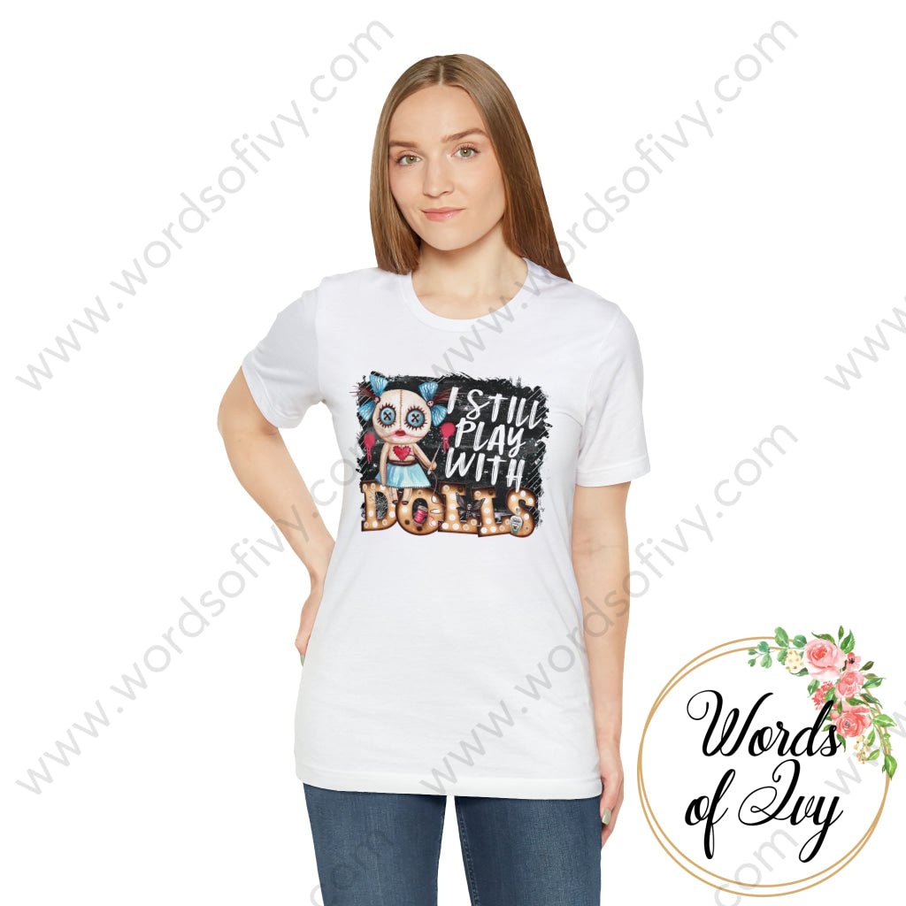 Adult Tee - Halloween Play with dolls 221009028 | Nauti Life Tees