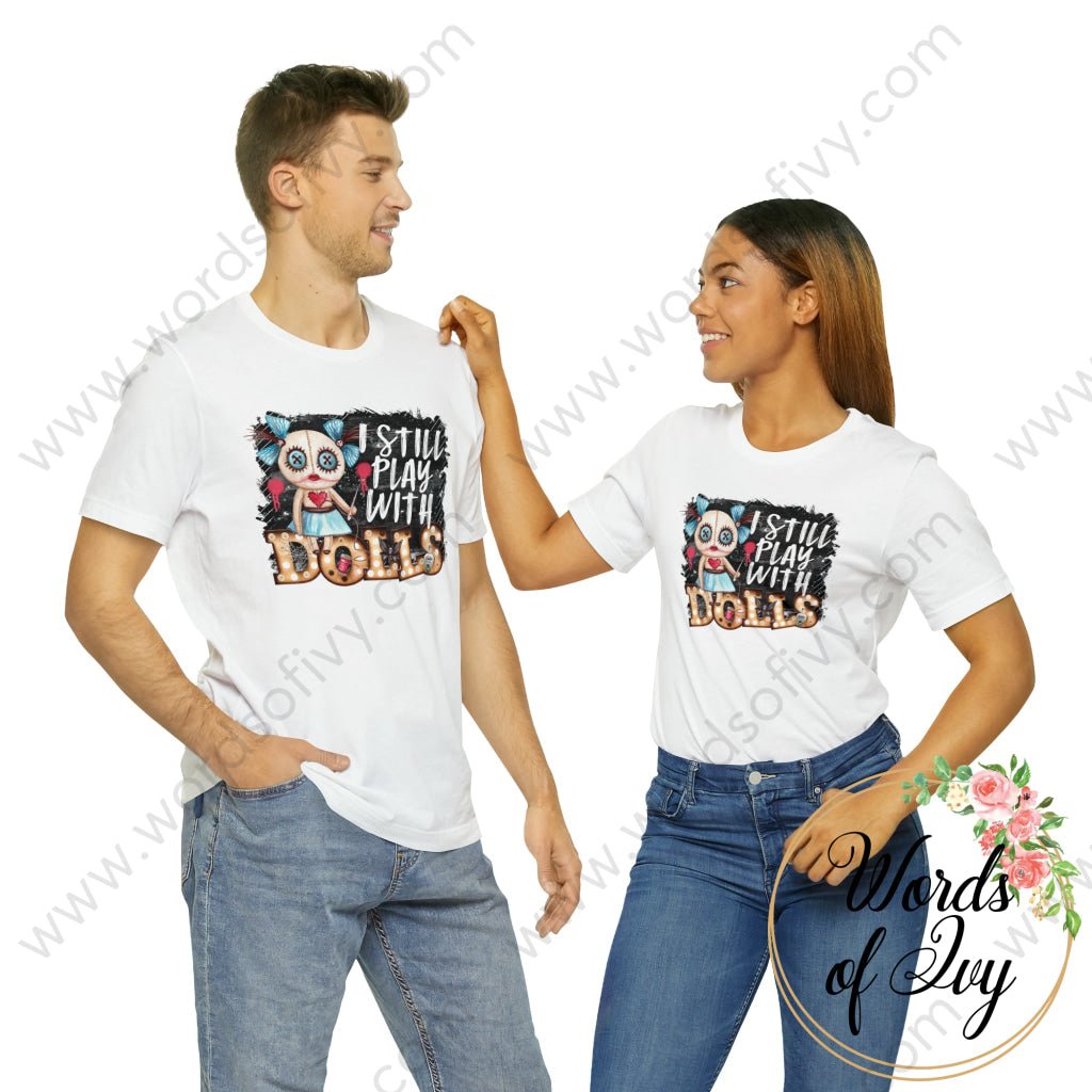 Adult Tee - Halloween Play with dolls 221009028 | Nauti Life Tees