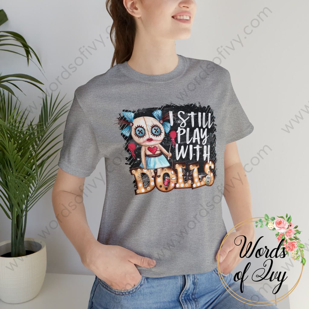 Adult Tee - Halloween Play with dolls 221009028 | Nauti Life Tees