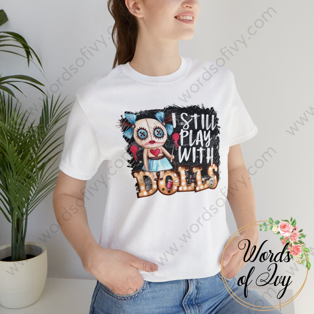 Adult Tee - Halloween Play with dolls 221009028 | Nauti Life Tees