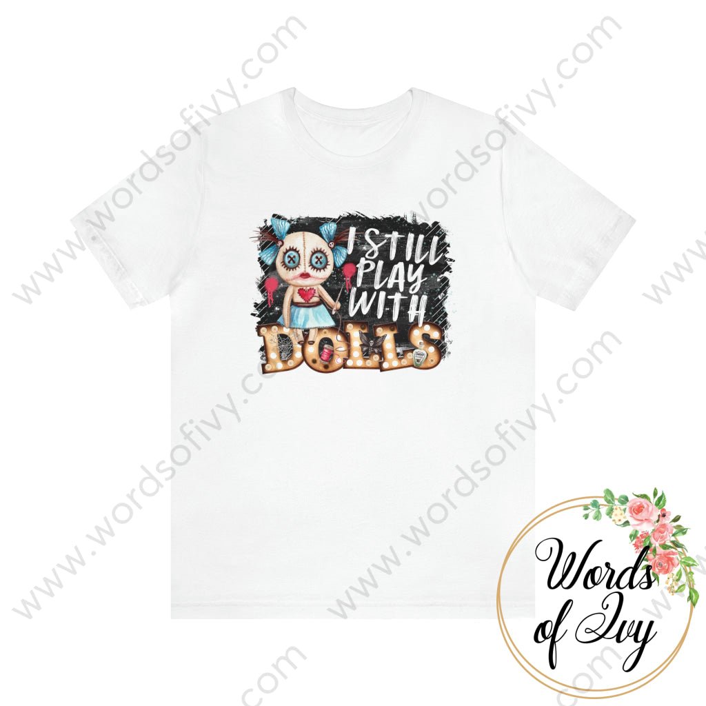 Adult Tee - Halloween Play with dolls 221009028 | Nauti Life Tees