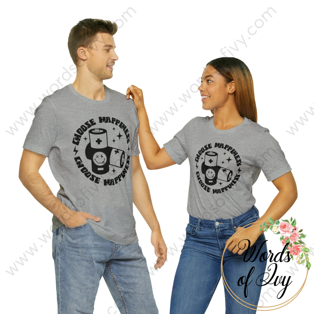 Adult Tee - HAPPINESS IS ONLY TWO BATTERIES AWAY POCKET 230821002 | Nauti Life Tees