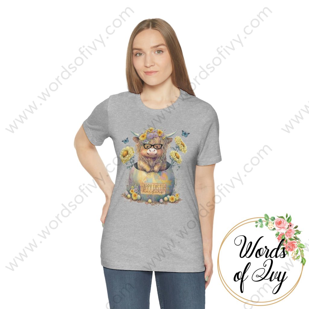 Adult Tee - Happy Easter Heifers 230306008 T-Shirt