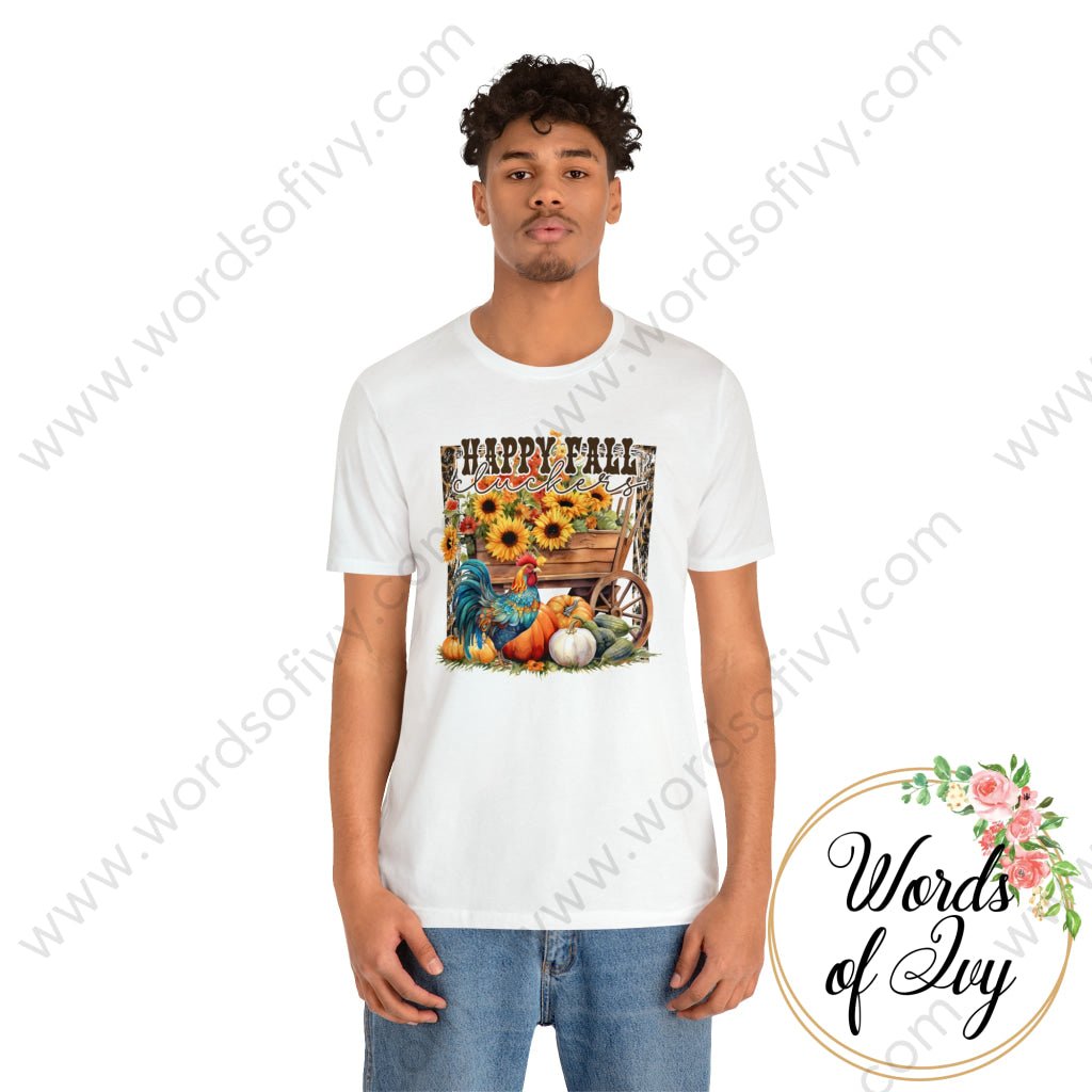 Adult Tee - HAPPY FALL CLUCKERS 230713003 | Nauti Life Tees