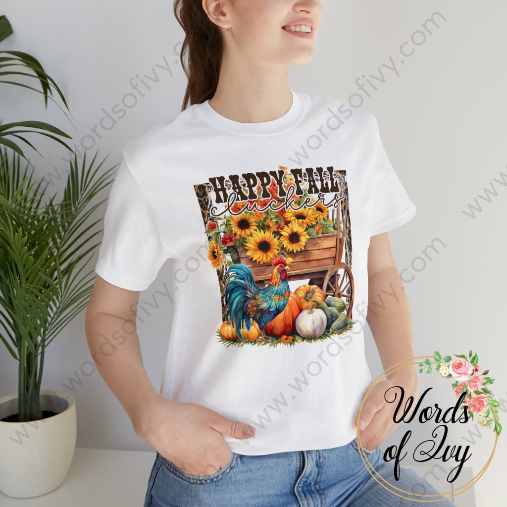 Adult Tee - HAPPY FALL CLUCKERS 230713003 | Nauti Life Tees