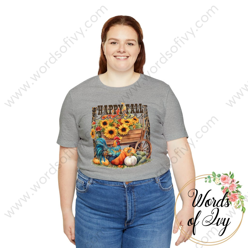 Adult Tee - HAPPY FALL CLUCKERS 230713003 | Nauti Life Tees