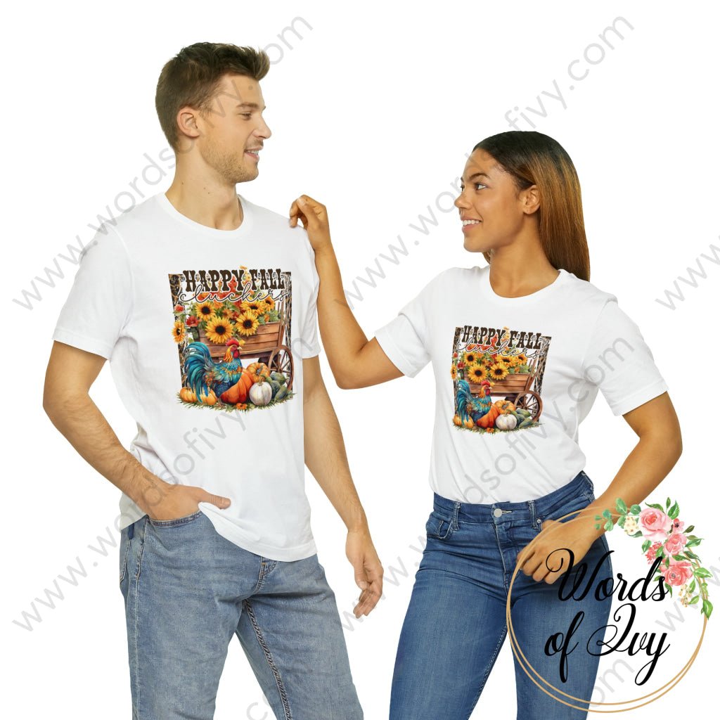 Adult Tee - HAPPY FALL CLUCKERS 230713003 | Nauti Life Tees