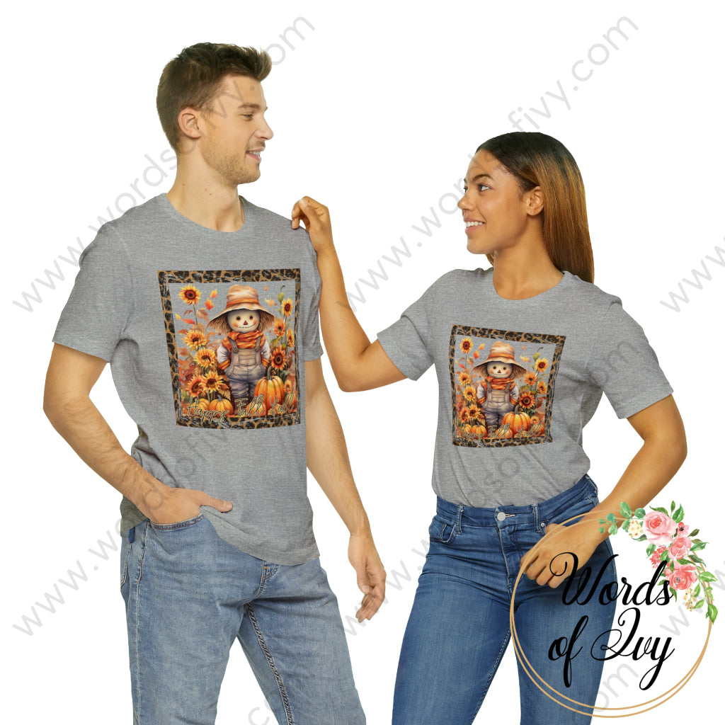 Adult Tee - Happy Fall Yall Scarecrow 230821004 T-Shirt