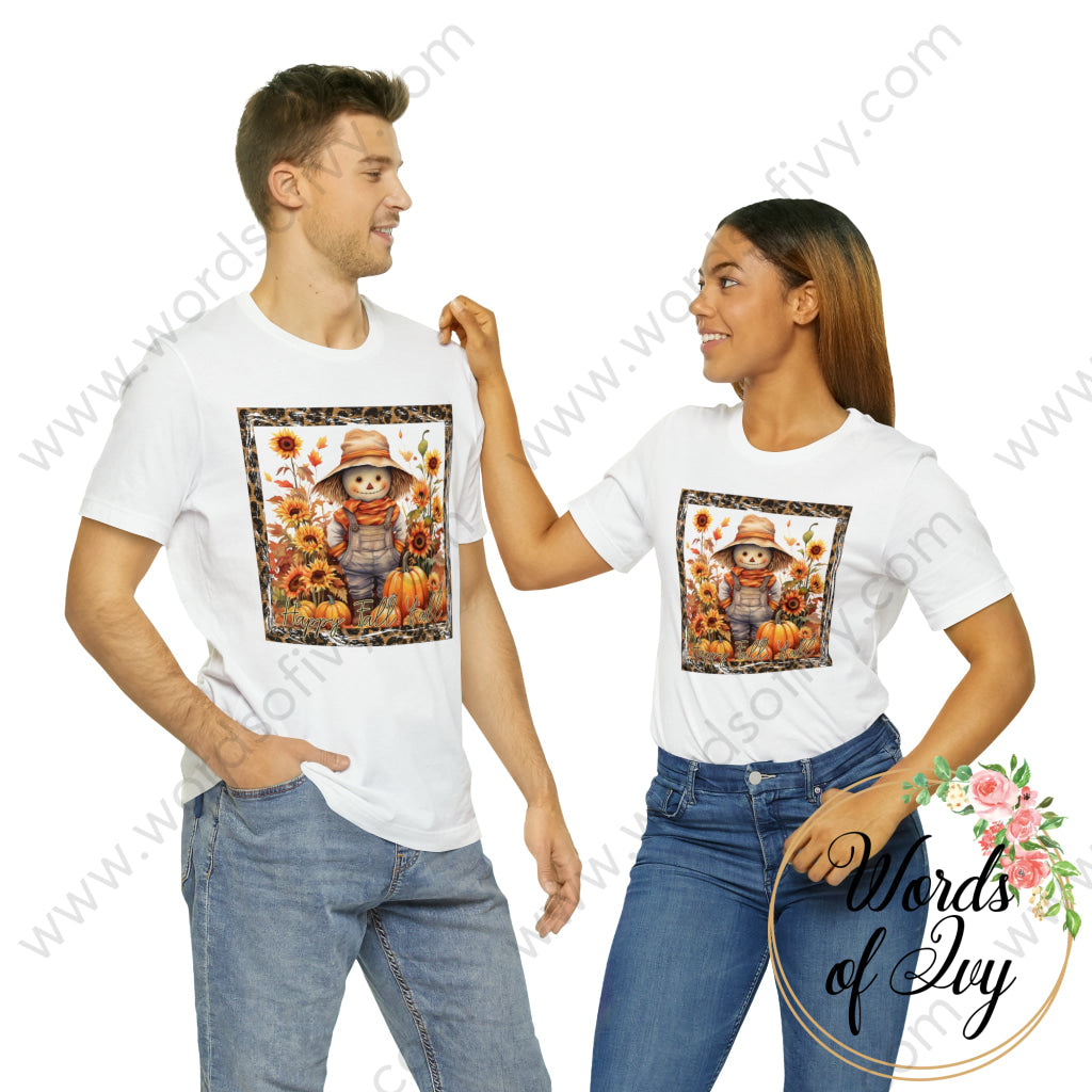 Adult Tee - Happy Fall Yall Scarecrow 230821004 T-Shirt