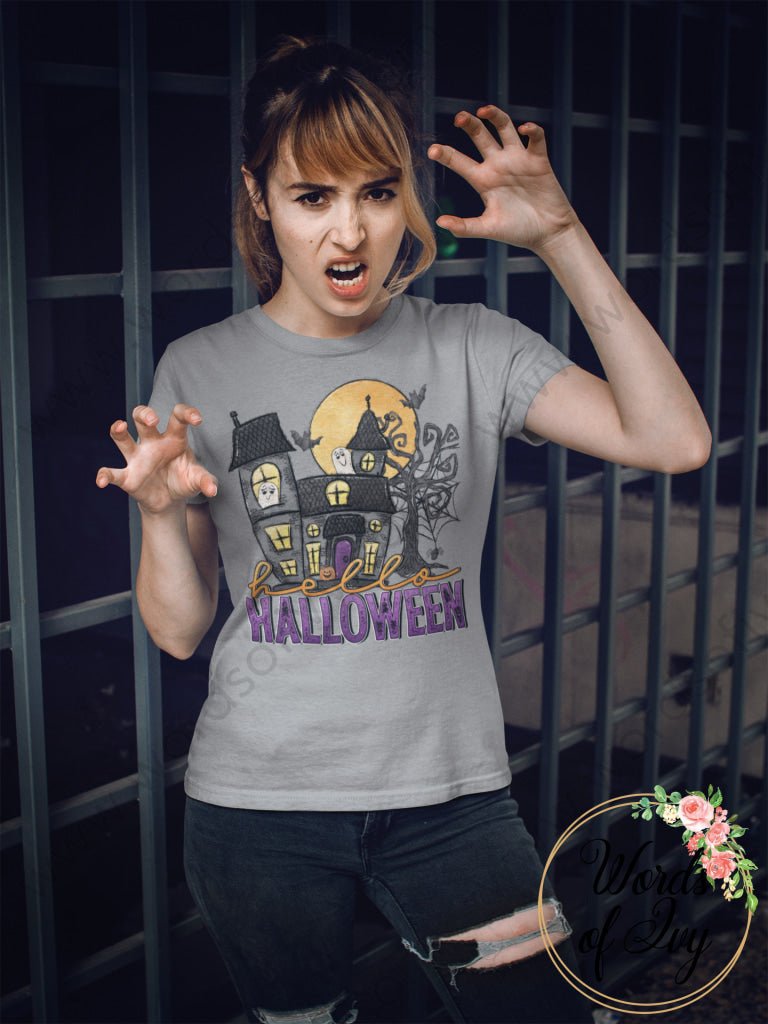 Adult Tee - Hello Halloween 220821013 | Nauti Life Tees