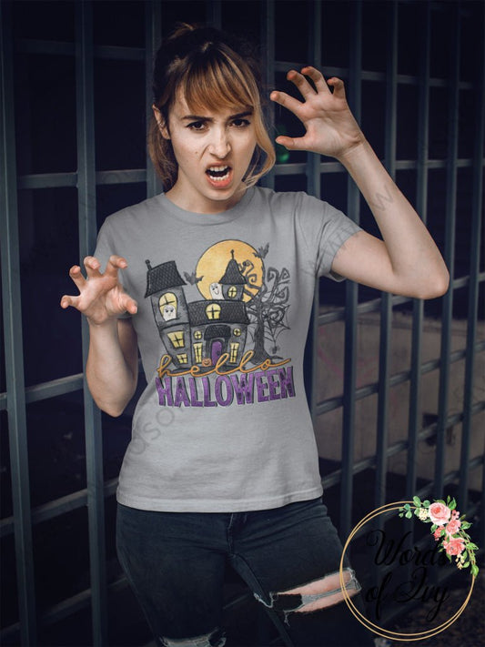 Adult Tee - Hello Halloween 220821013 | Nauti Life Tees