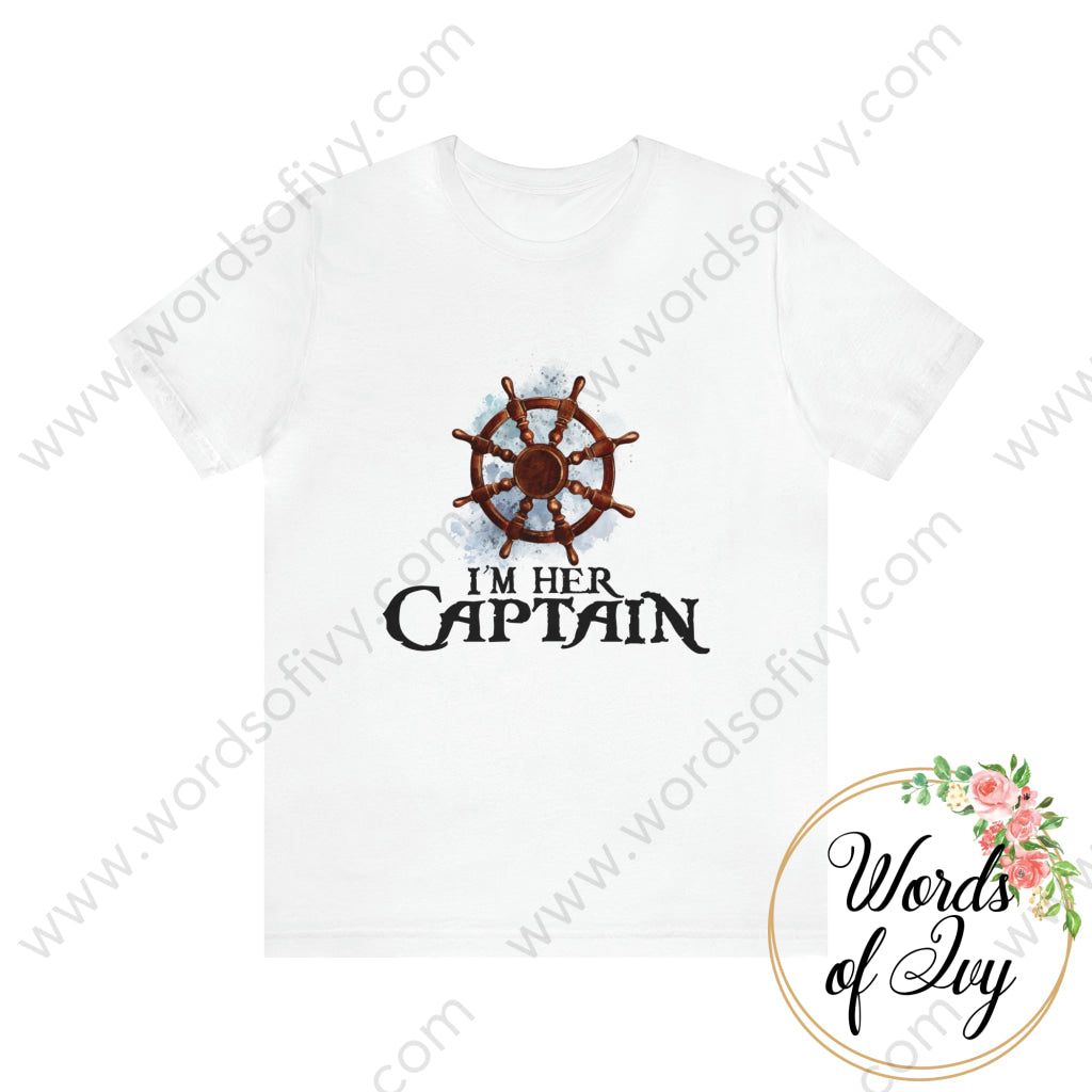 Adult Tee - Her Captain 221010004 White / S T-Shirt