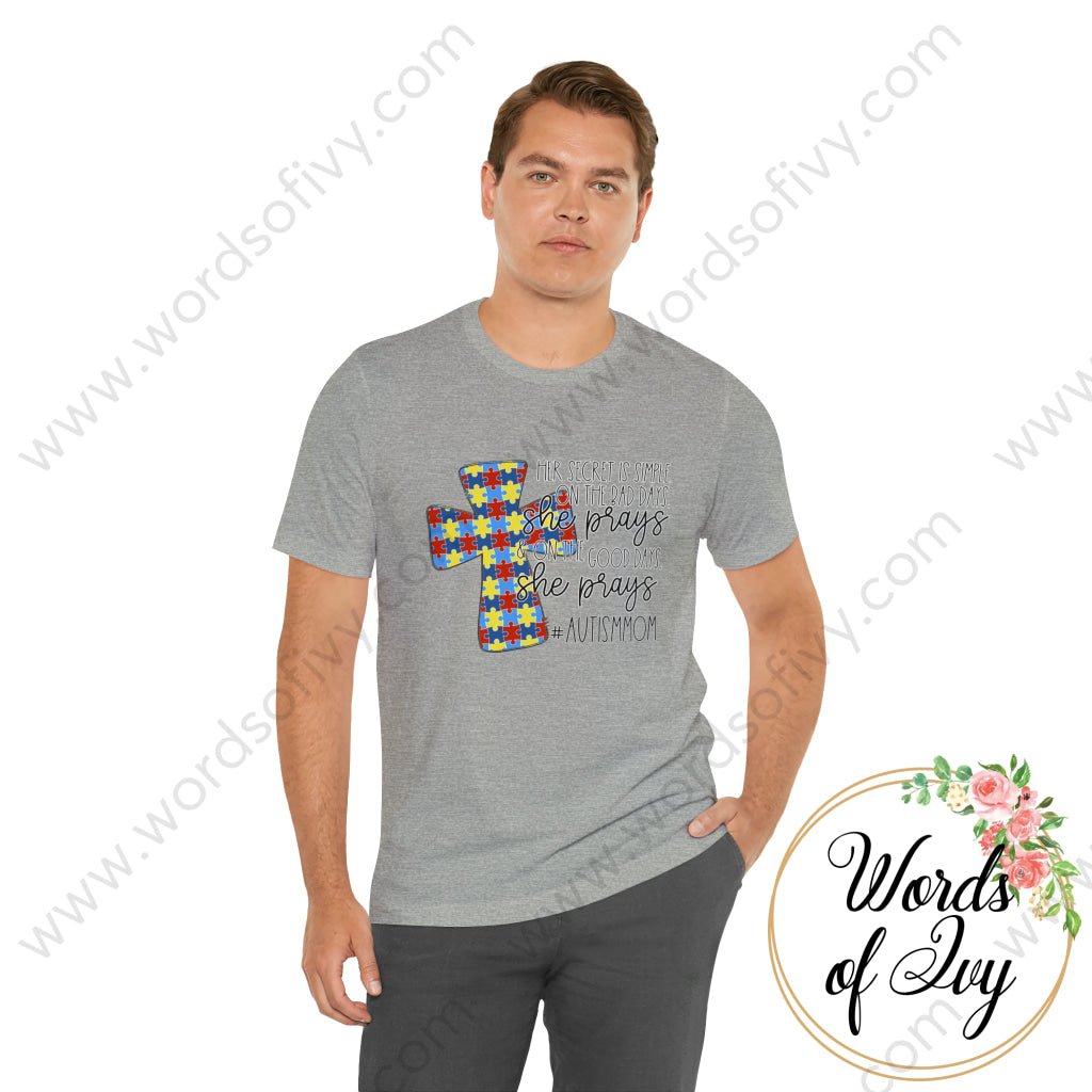 Adult Tee - Her Secret Is Simple Autism Mom 220130004 T-Shirt