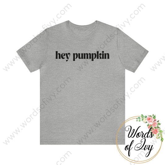 Adult Tee - Hey Pumpkin 220903 Athletic Heather / S T-Shirt