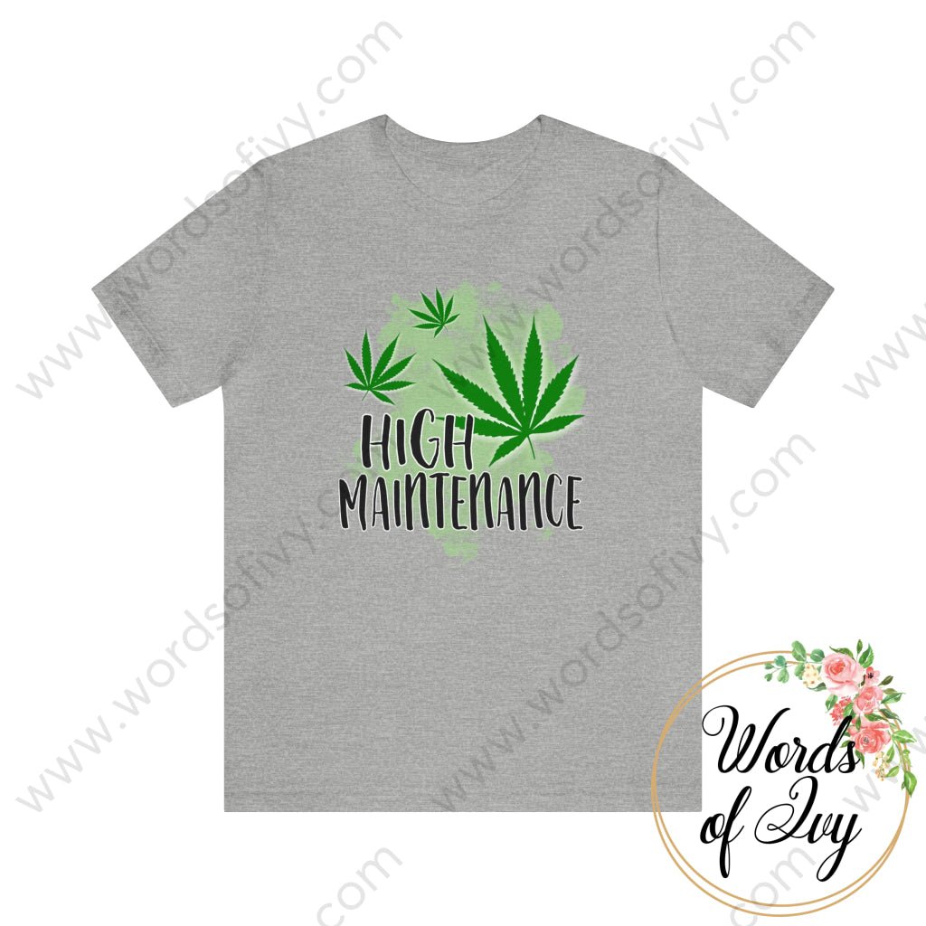 Adult Tee - High Maintenance 220926009 Athletic Heather / S T-Shirt