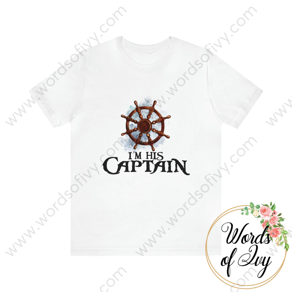 Adult Tee - His Captain 221010001 White / S T-Shirt