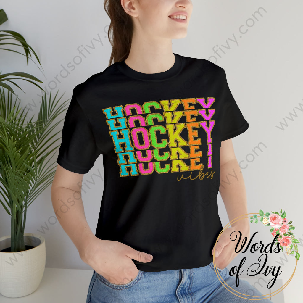 Adult Tee - Hockey Vibes 230821005 T-Shirt