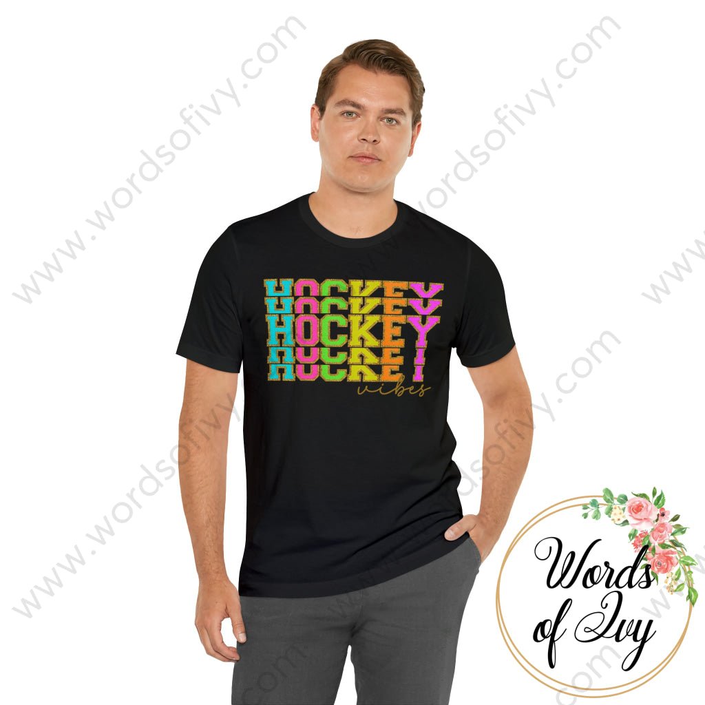 Adult Tee - Hockey Vibes 230821005 T-Shirt