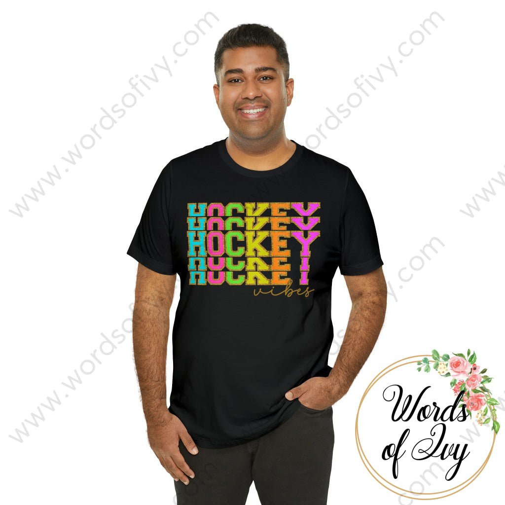 Adult Tee - Hockey Vibes 230821005 T-Shirt