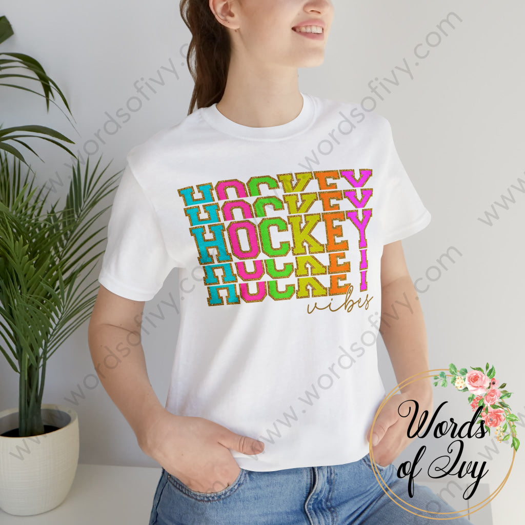 Adult Tee - HOCKEY VIBES 230821005 | Nauti Life Tees