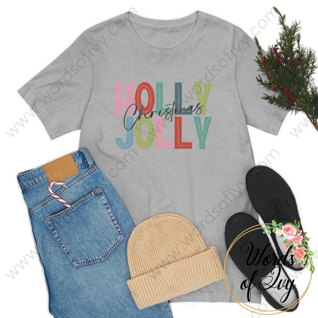 Adult Tee - Holly Jolly Christmas 221025001 T-Shirt