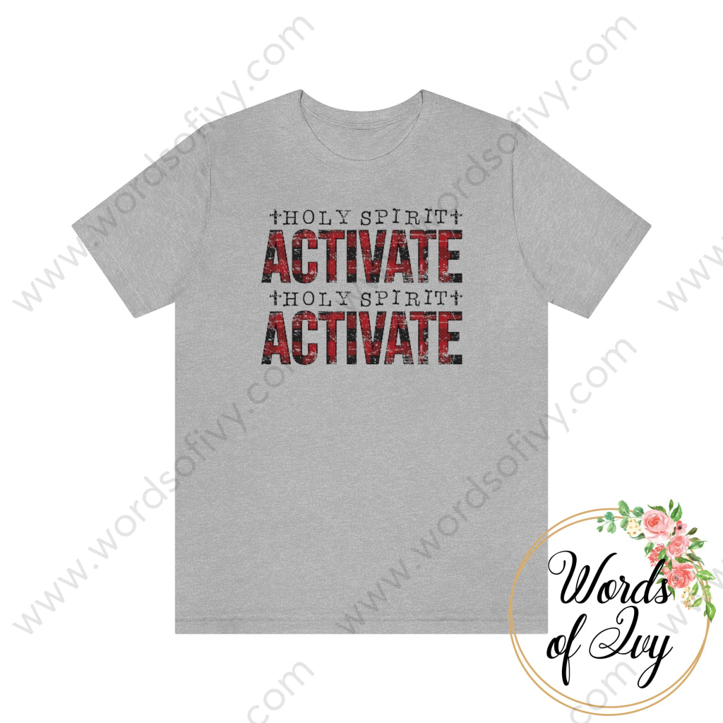 Adult Tee - Holy Spirit Activate 211122004 Athletic Heather / S T-Shirt