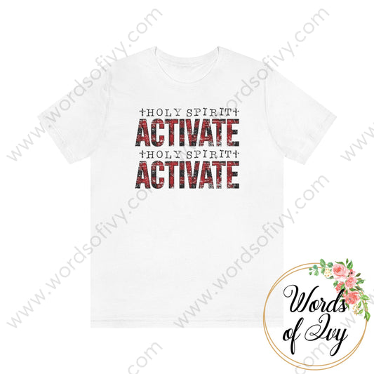 Adult Tee - Holy Spirit Activate 211122004 White / L T-Shirt