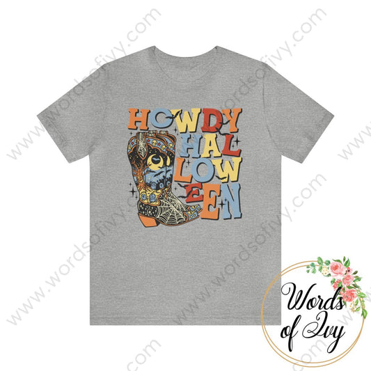 Adult Tee - Howdy Halloween 230906009 Athletic Heather / 3Xl T-Shirt