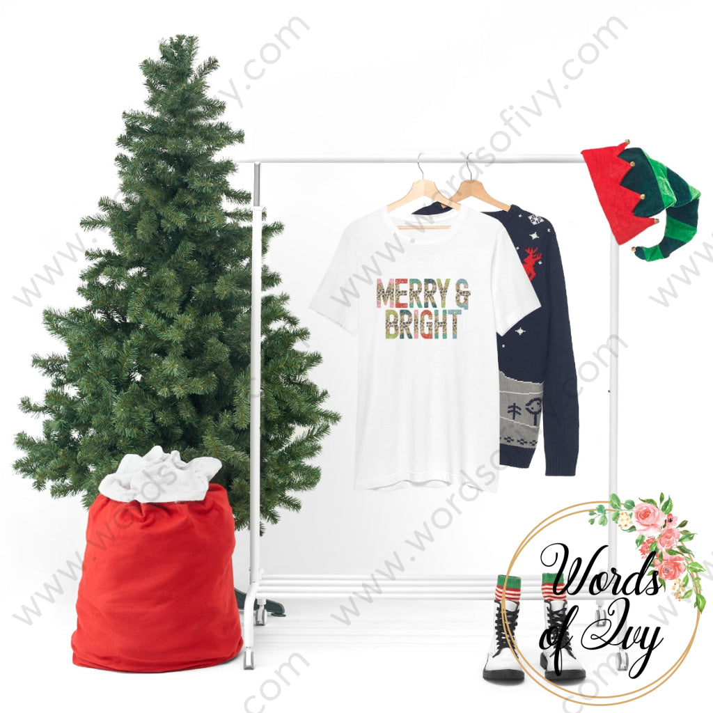 Adult Tee - MERRY AND BRIGHT 221025002 | Nauti Life Tees