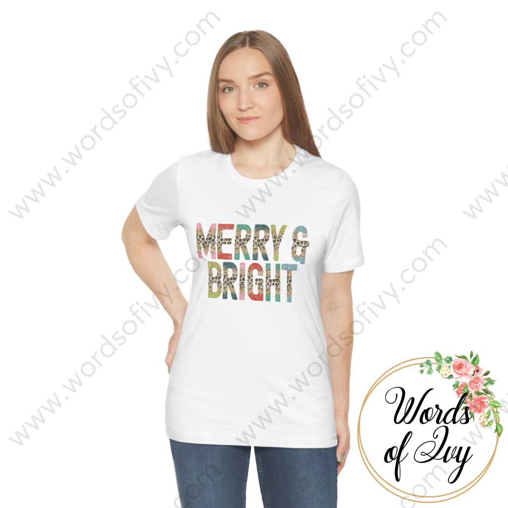 Adult Tee - Merry And Bright 221025002 T-Shirt