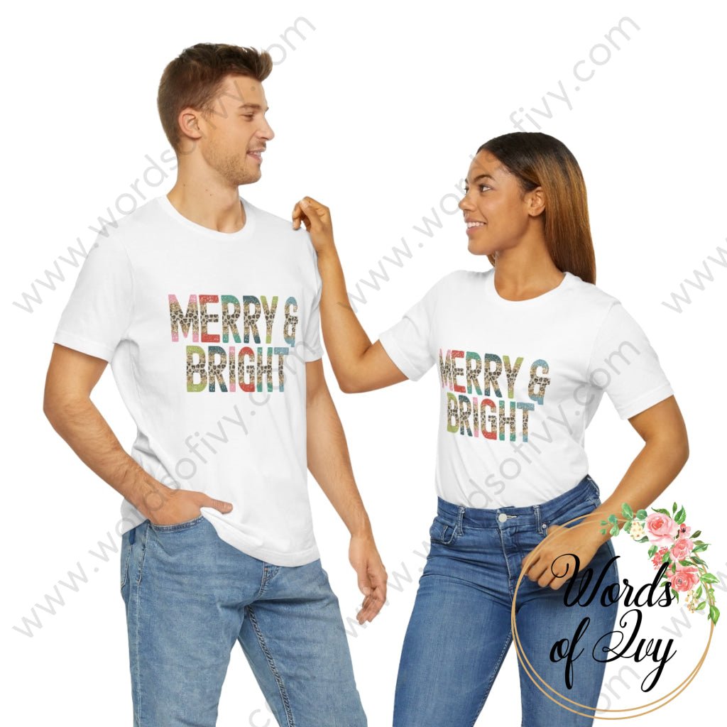 Adult Tee - MERRY AND BRIGHT 221025002 | Nauti Life Tees