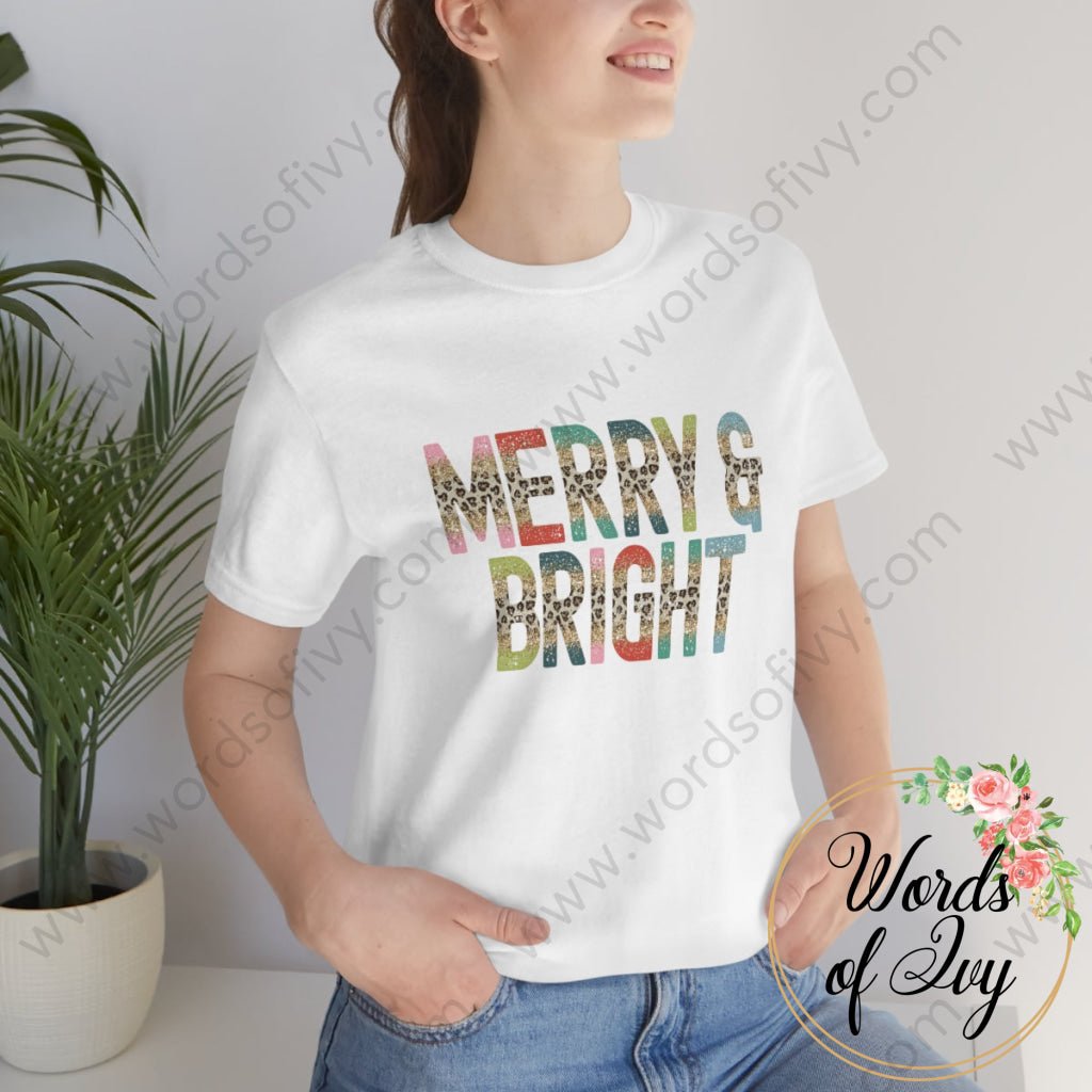 Adult Tee - MERRY AND BRIGHT 221025002 | Nauti Life Tees