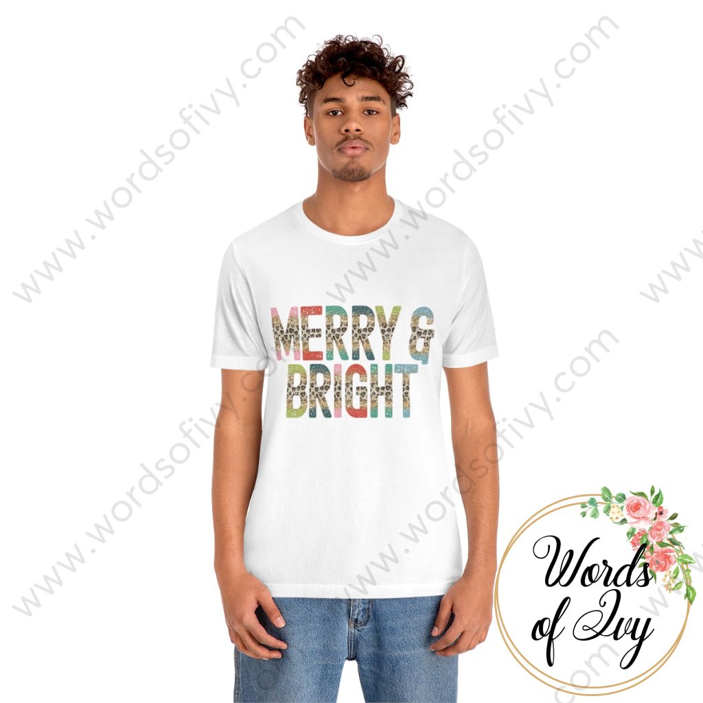 Adult Tee - MERRY AND BRIGHT 221025002 | Nauti Life Tees