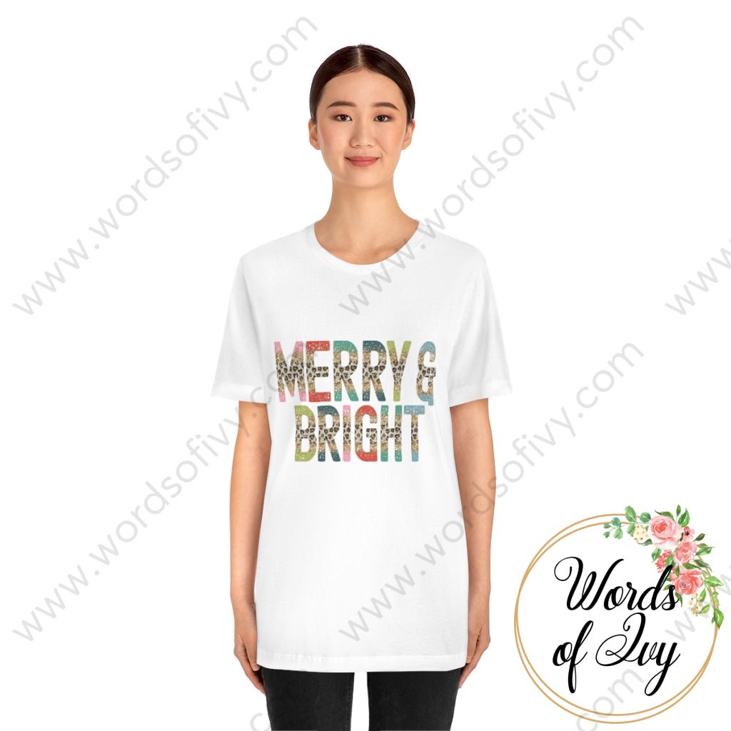 Adult Tee - MERRY AND BRIGHT 221025002 | Nauti Life Tees