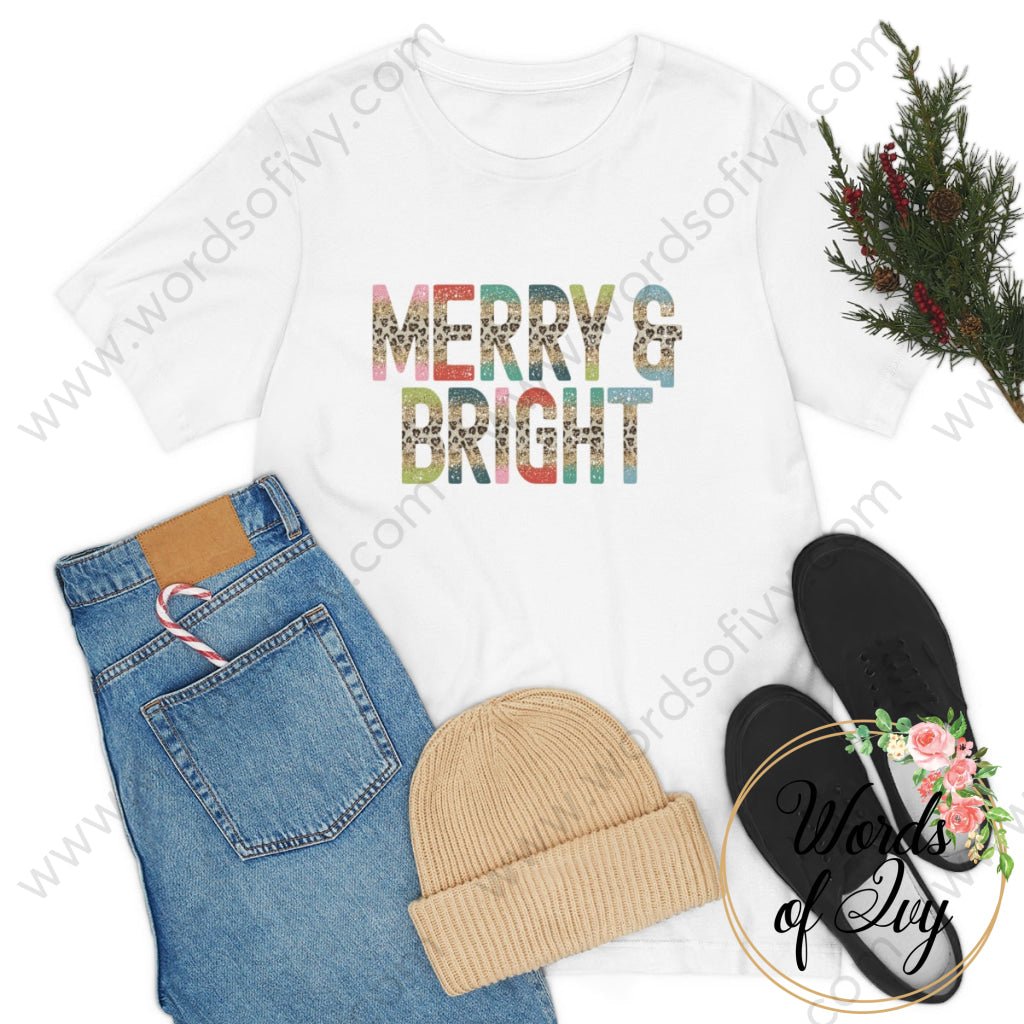 Adult Tee - MERRY AND BRIGHT 221025002 | Nauti Life Tees