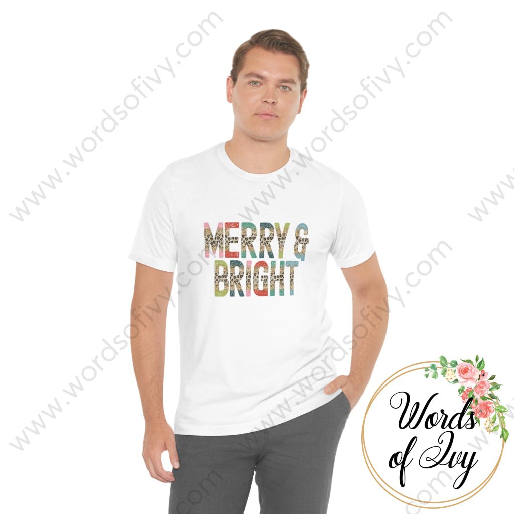 Adult Tee - MERRY AND BRIGHT 221025002 | Nauti Life Tees