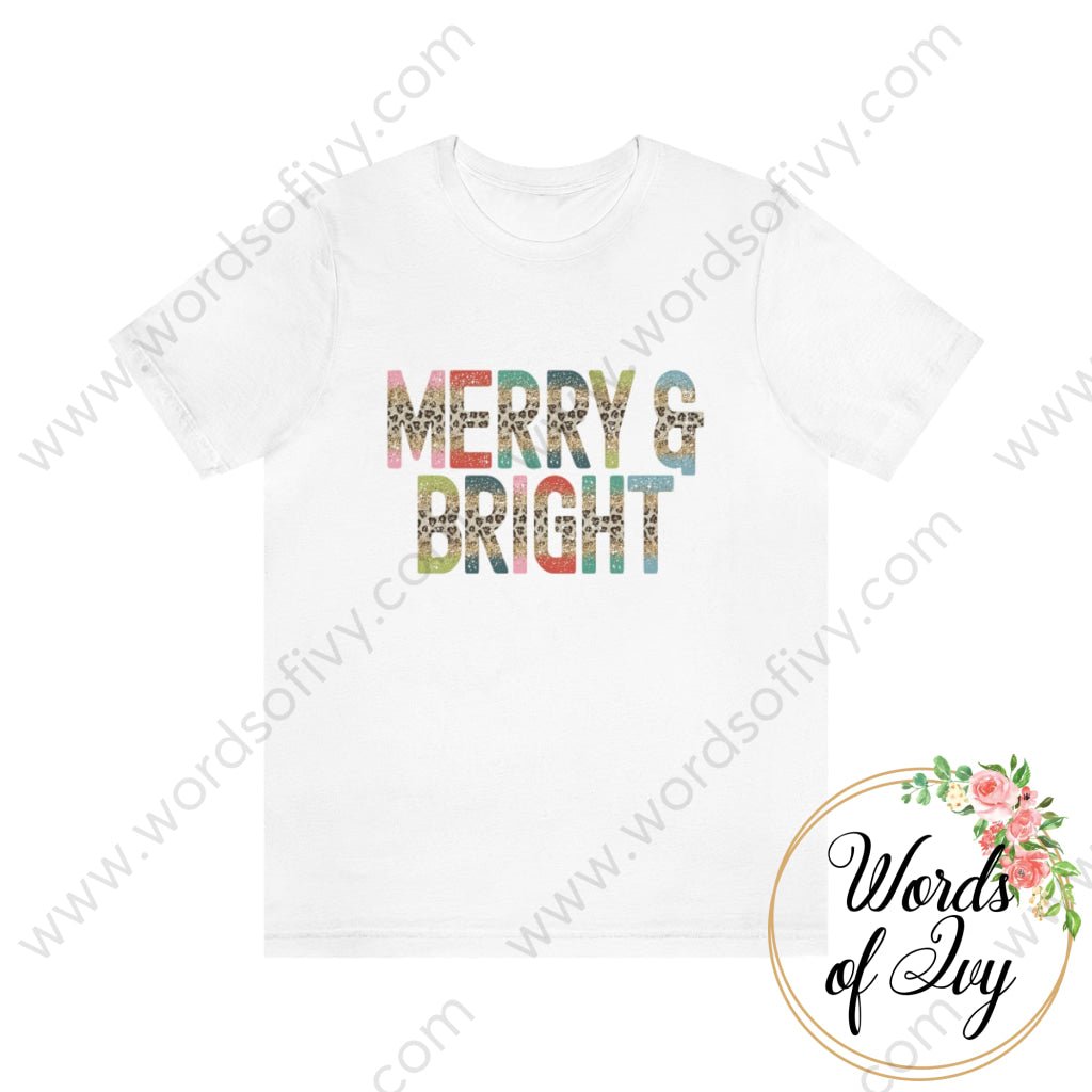 Adult Tee - MERRY AND BRIGHT 221025002 | Nauti Life Tees