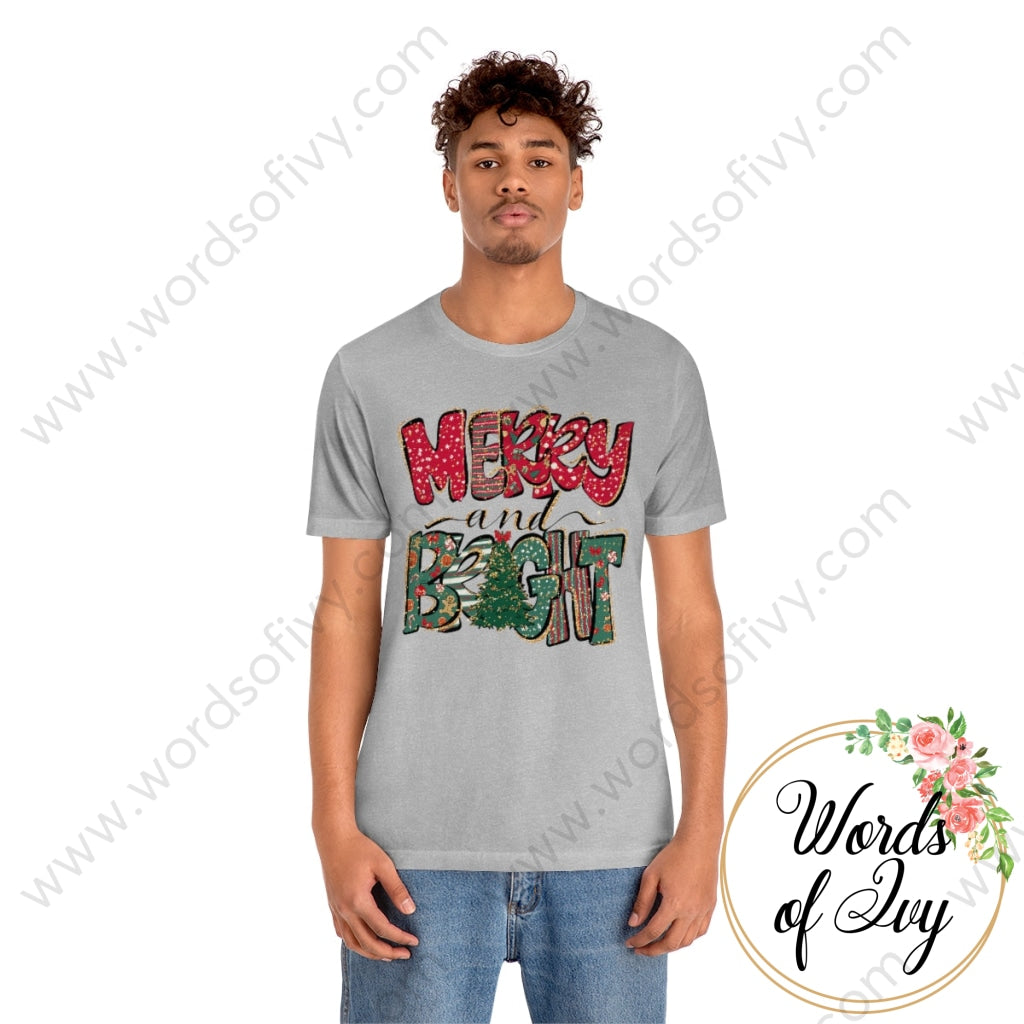 Adult Tee - Merry & Bright 221202024 T-Shirt