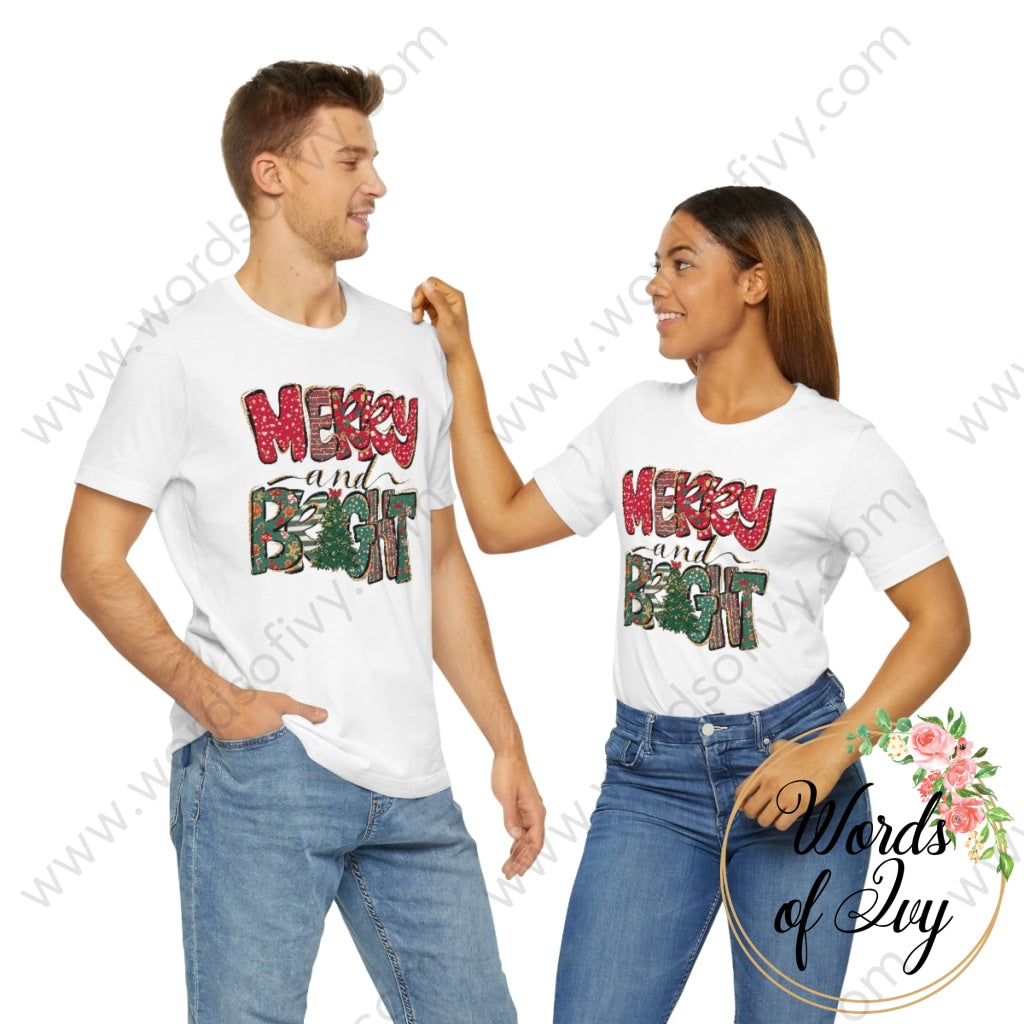 Adult Tee - Merry & Bright 221202024 T-Shirt